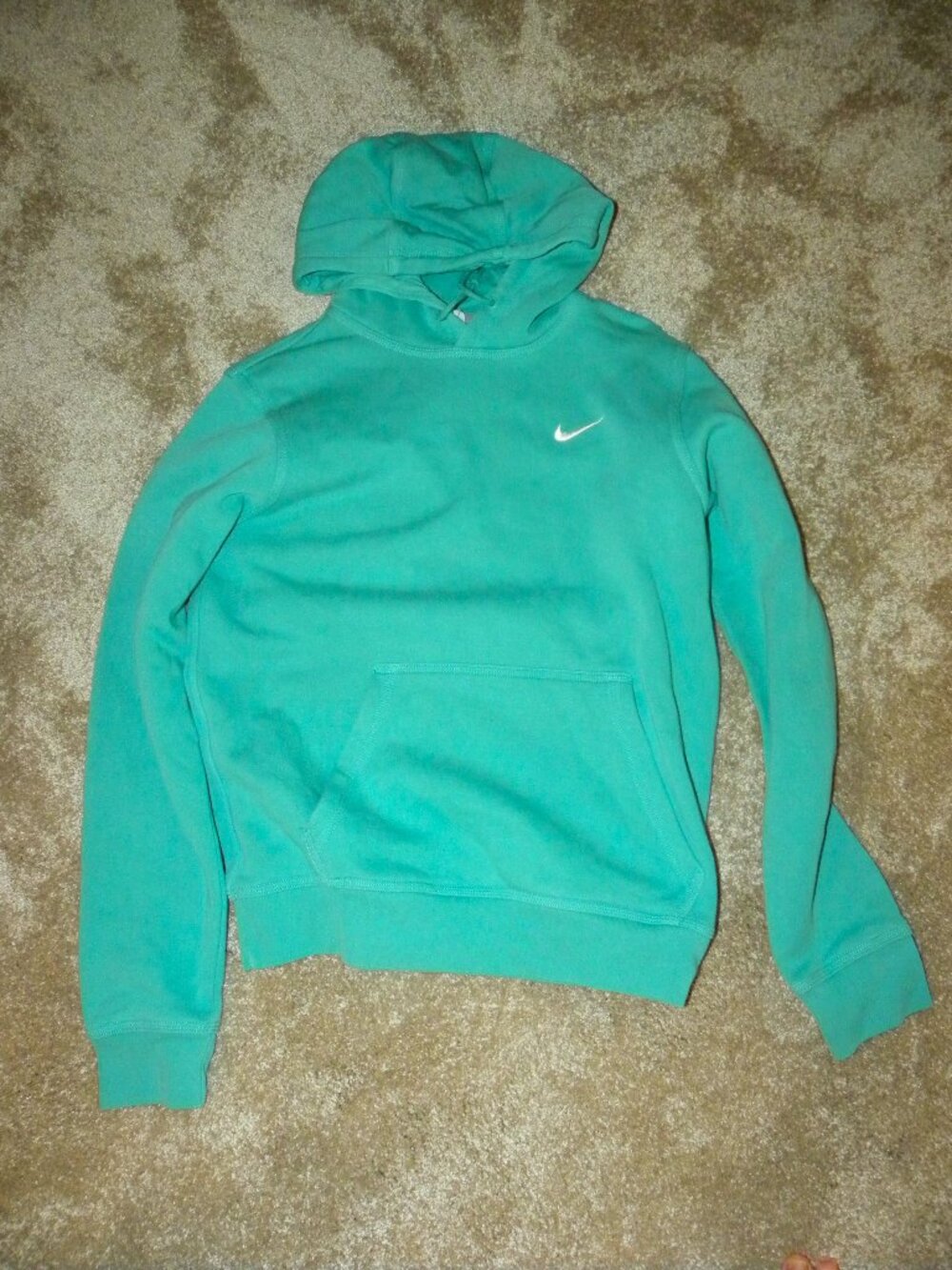 Women Size Small - Green Sweatshirt Hoodie by Nike